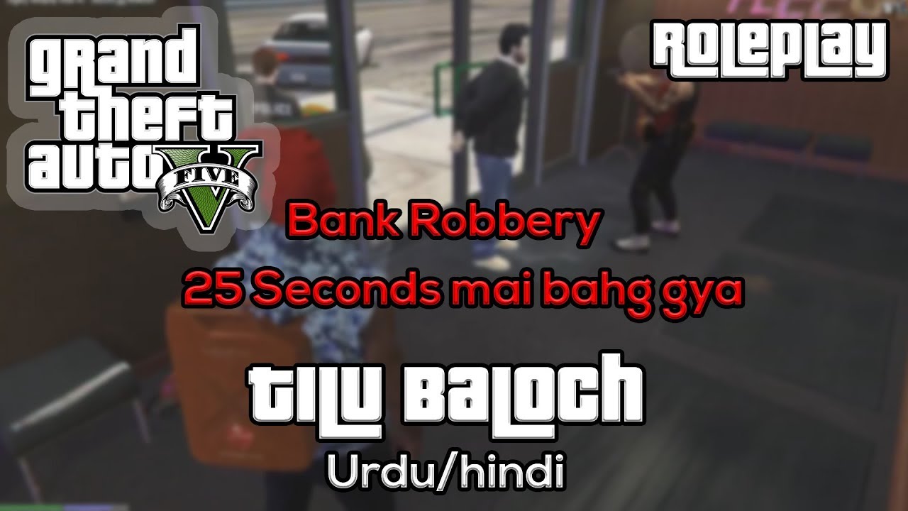 25 Seconds Escape Plan - Tilu Baloch | Gta 5 Legacy Roleplay india  - QAYZER