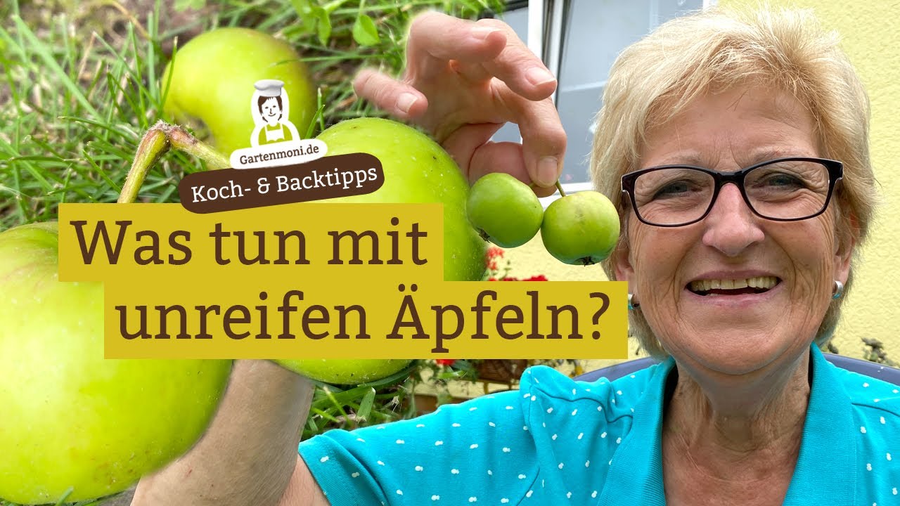Was tun mit unreifen Äpfeln? Sauere Äpfel verarbeiten