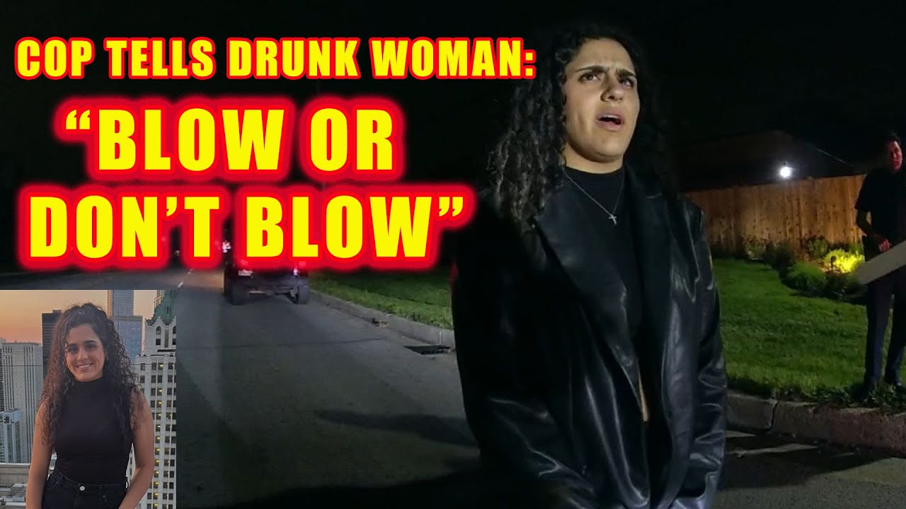 Bodycam DUI Arrest - 23-Year-Old Woman Gets Arrested for DUI After Debating Breath Test Options