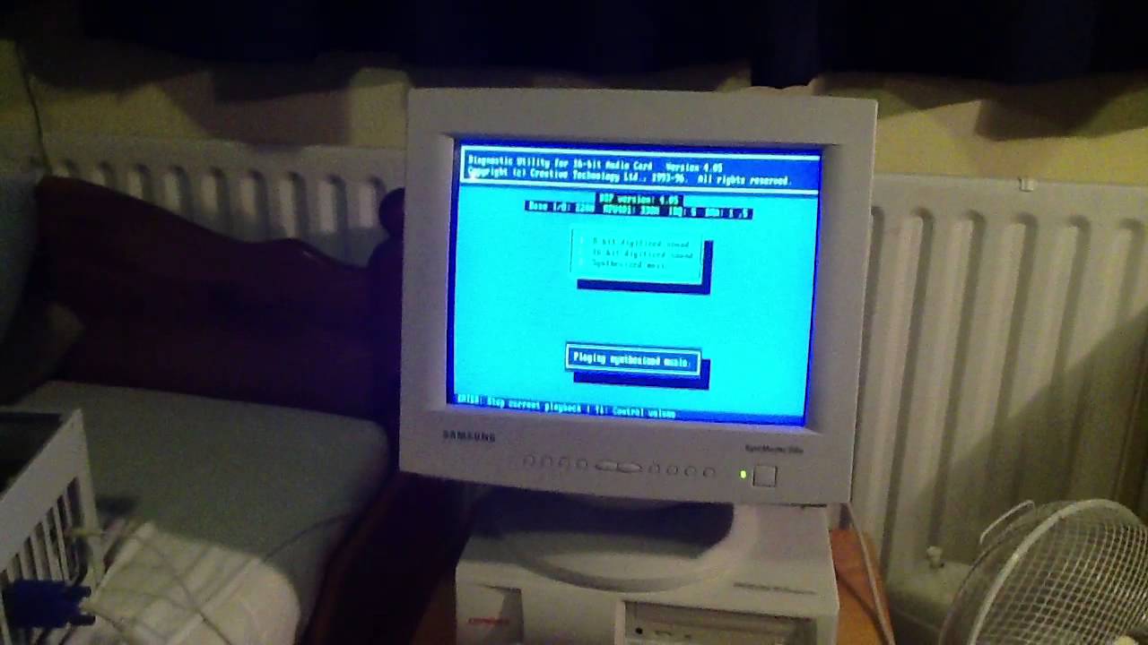 Sound Blaster 16 working under DOS 6.22