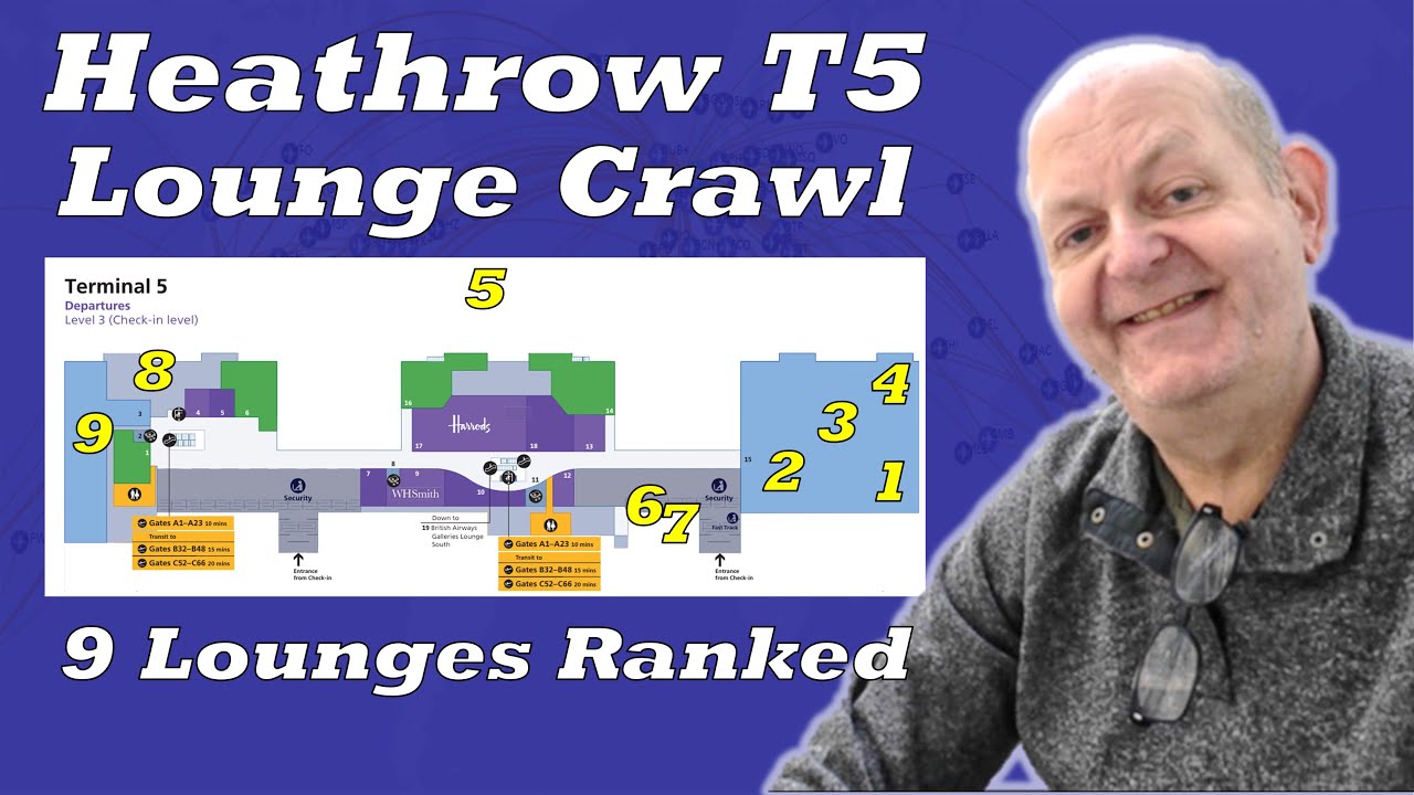 Посетите 9 залов ожидания в аэропорту Хитроу T5