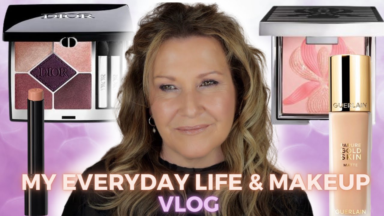 EVERYDAY MAKEUP | Dior Plum Tutu | Guerlain Parure Gold Matte Foundation | Sisley & more