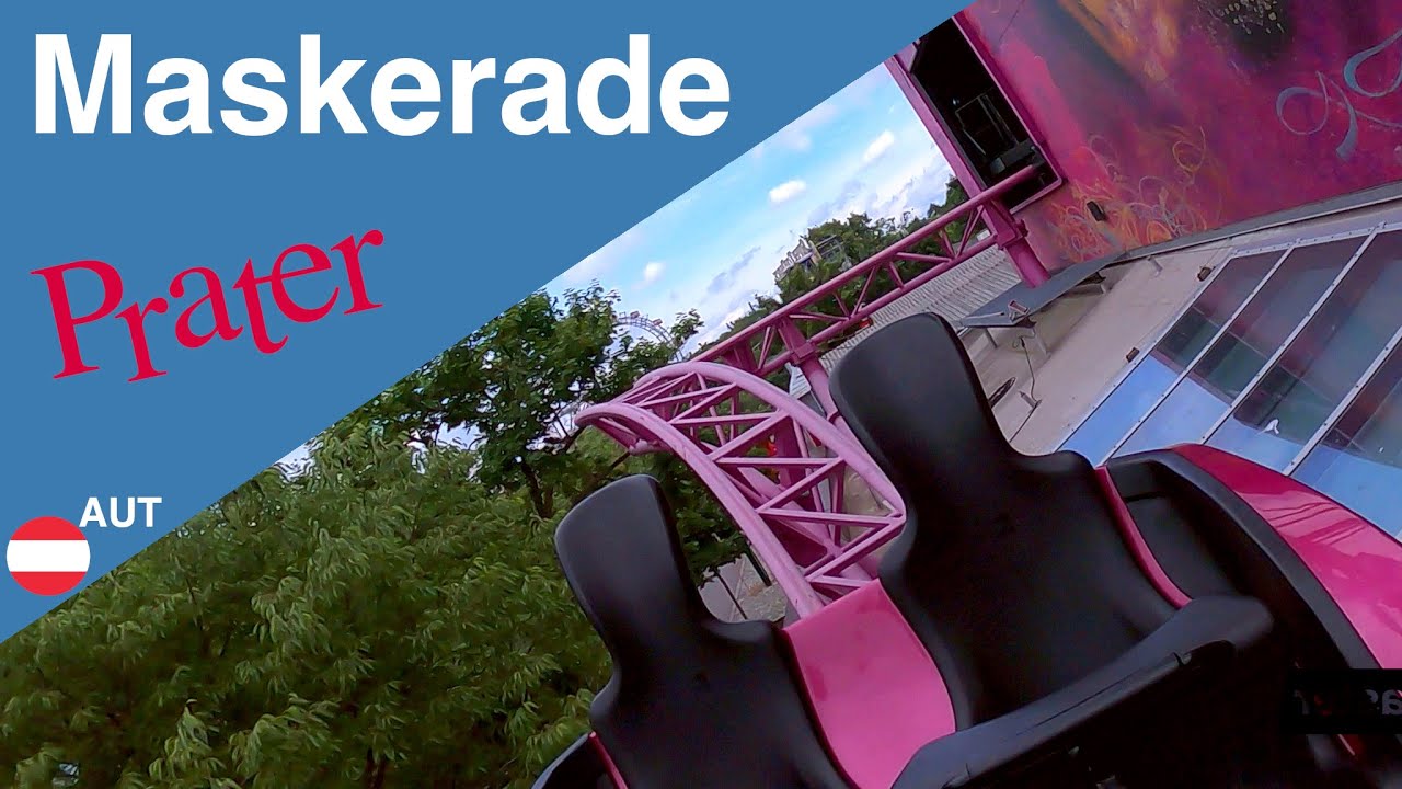 Maskerade Wiener Prater | Gerstlauer Amusement Rides Spinning Coaster Onride POV [2k]