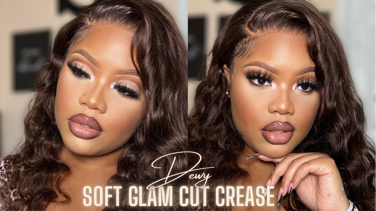 Dewy Natural Brown Soft Glam Makeup Tutorial For Black Women ✨ | Holiday Glam *Easy To Follow*