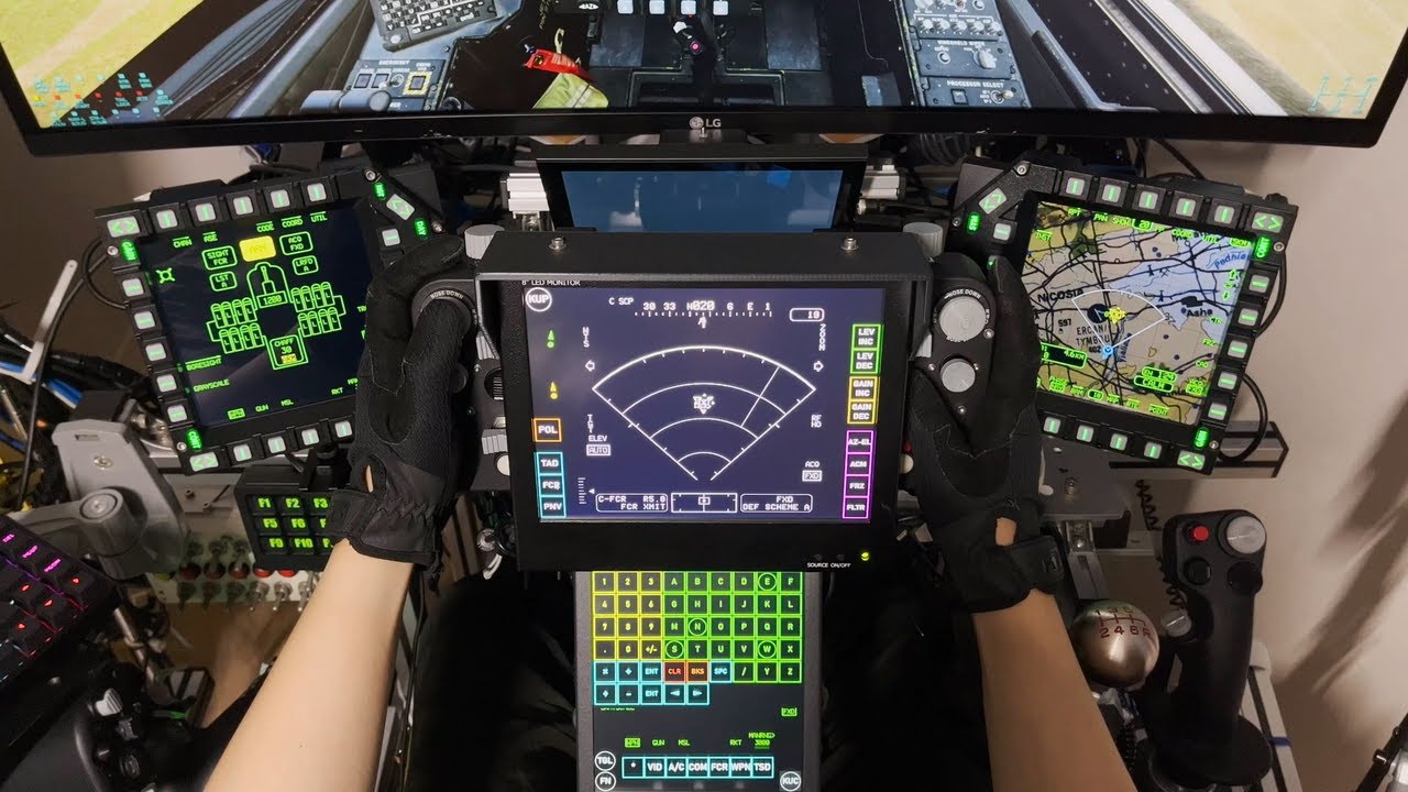 DIY Gunner Controller part 1 : DCS AH-64D Apache in action
