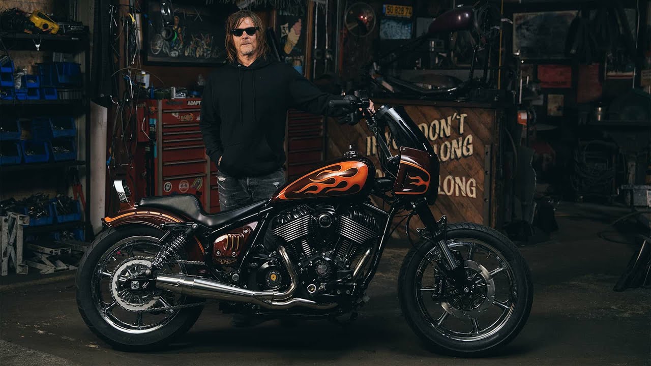 “Walking Dead” Actor Norman Reedus Gets a “Forged” Indian Sport Chief: Courtesy of Carey Hart?