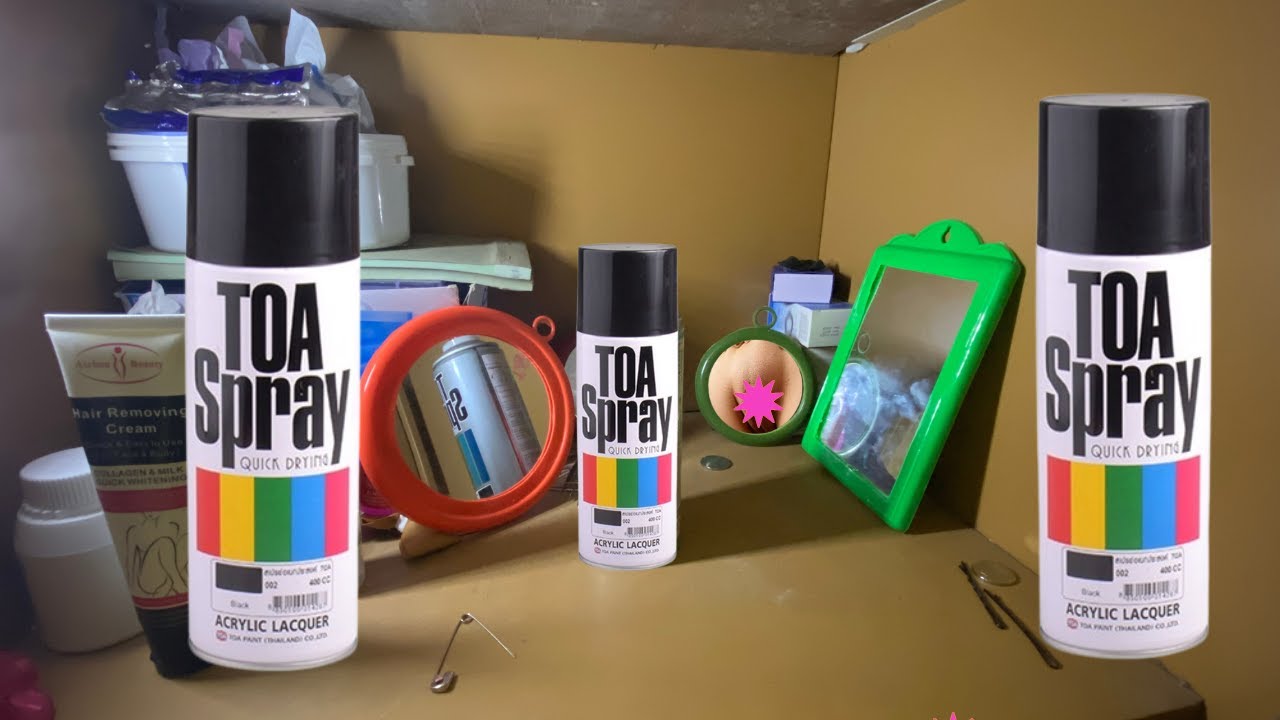 TOA Spray Black - Paints bottle  in Sri Lanka Price || mpp88 beauty lifestyle max asia video 2024