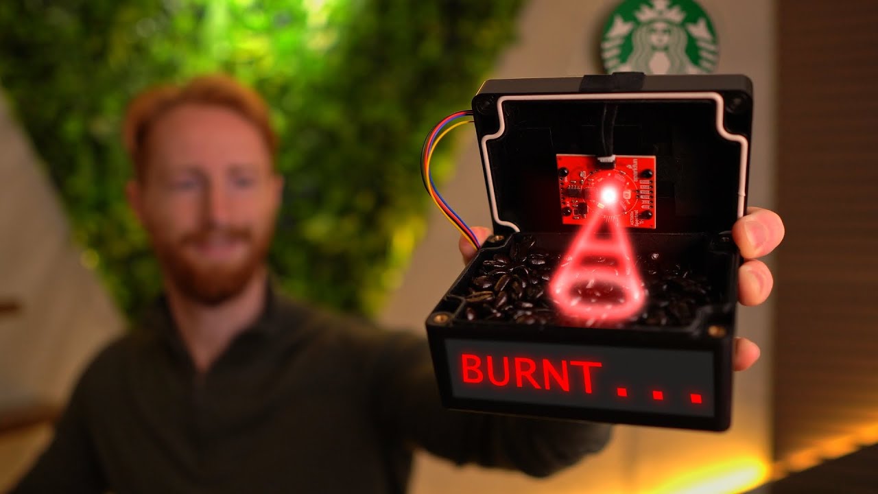 I built a COFFEE color sensor to prove Starbucks is chalked