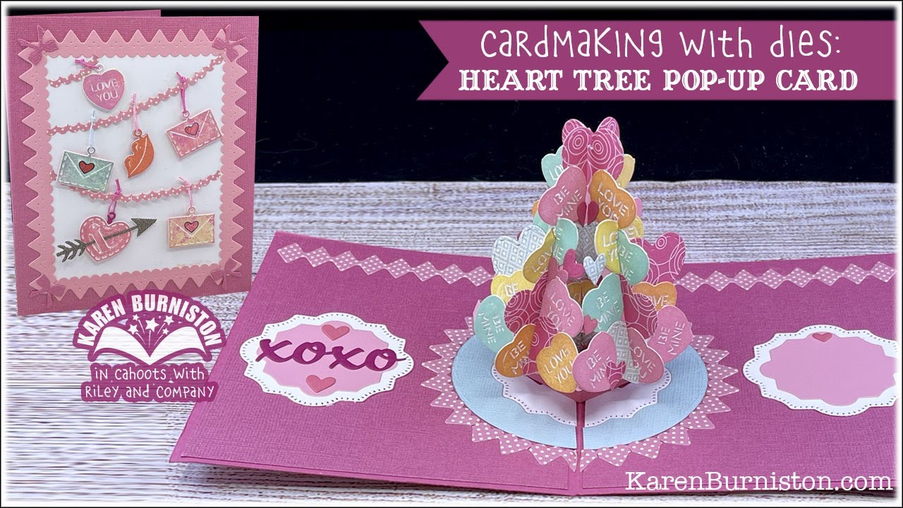 Cardmaking with Dies: Heart Tree Pop-up Card
