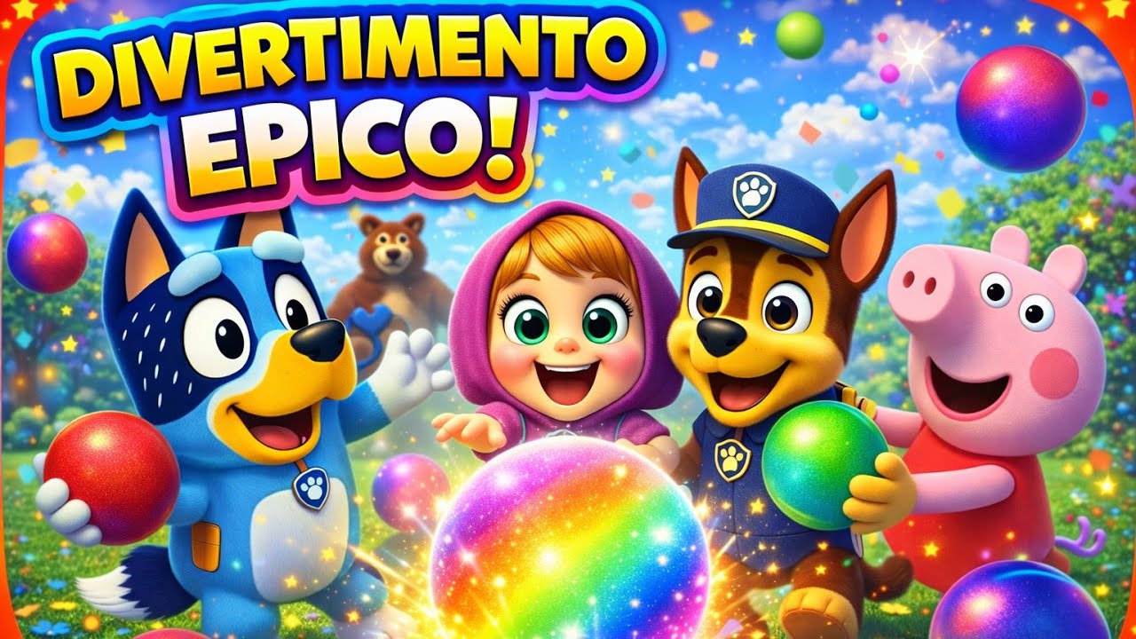 Migliori Amici Giocano Con i Colori 🌈Magici ! Canzoni educative per bambini 