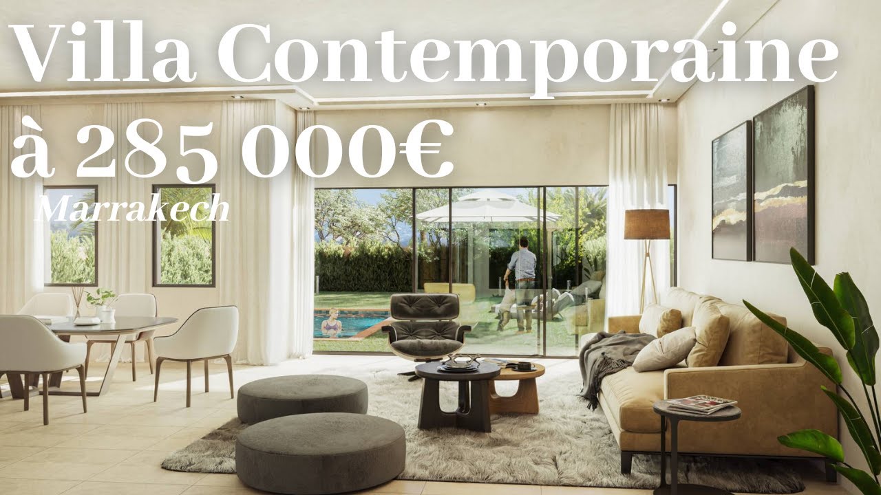 ACHETER UNE VILLA AU PRIX D'UN APPARTEMENT - MARRAKECH