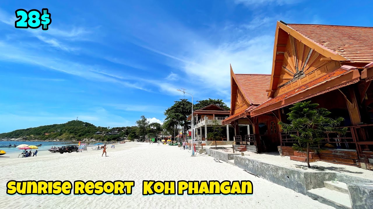 ДЕШЕВЫЙ отель на пляже Хаад Рин, Ко Панган / Курорт Sunrise Koh Phangan / Отели до 30 долларов в ...