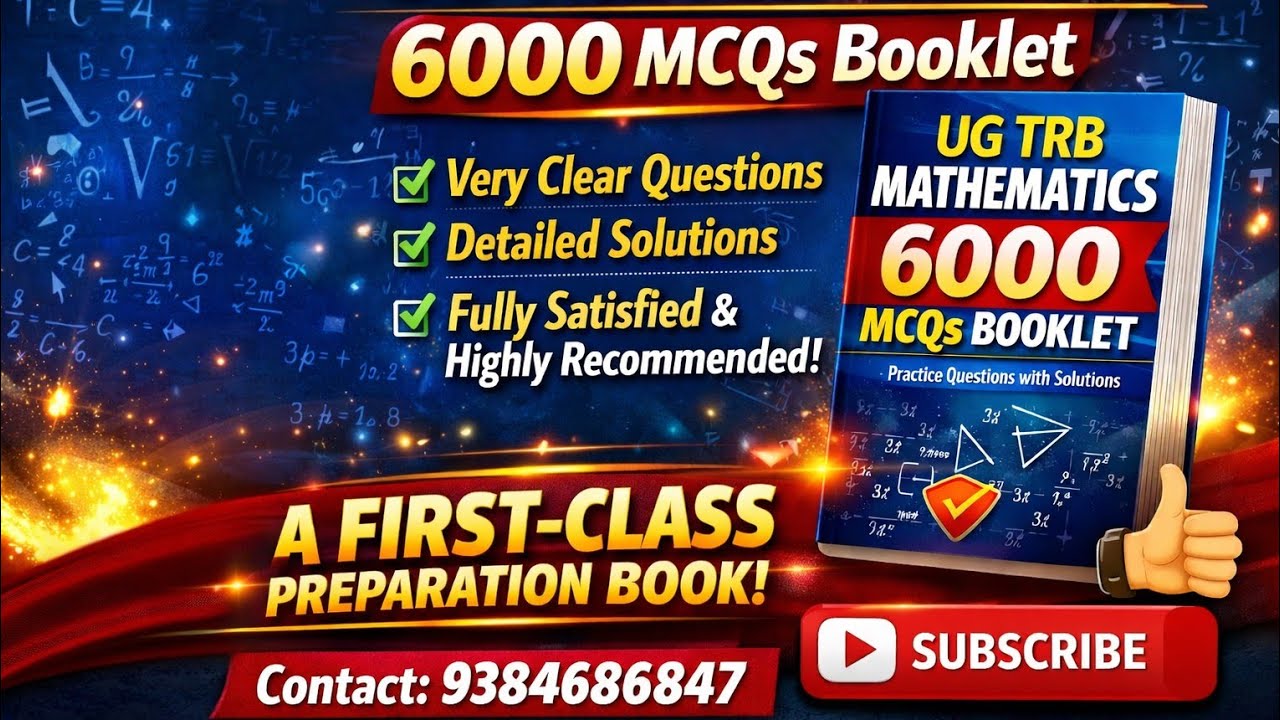 Ug trb mathematics mechanics test series question solution explanation con:9384686847