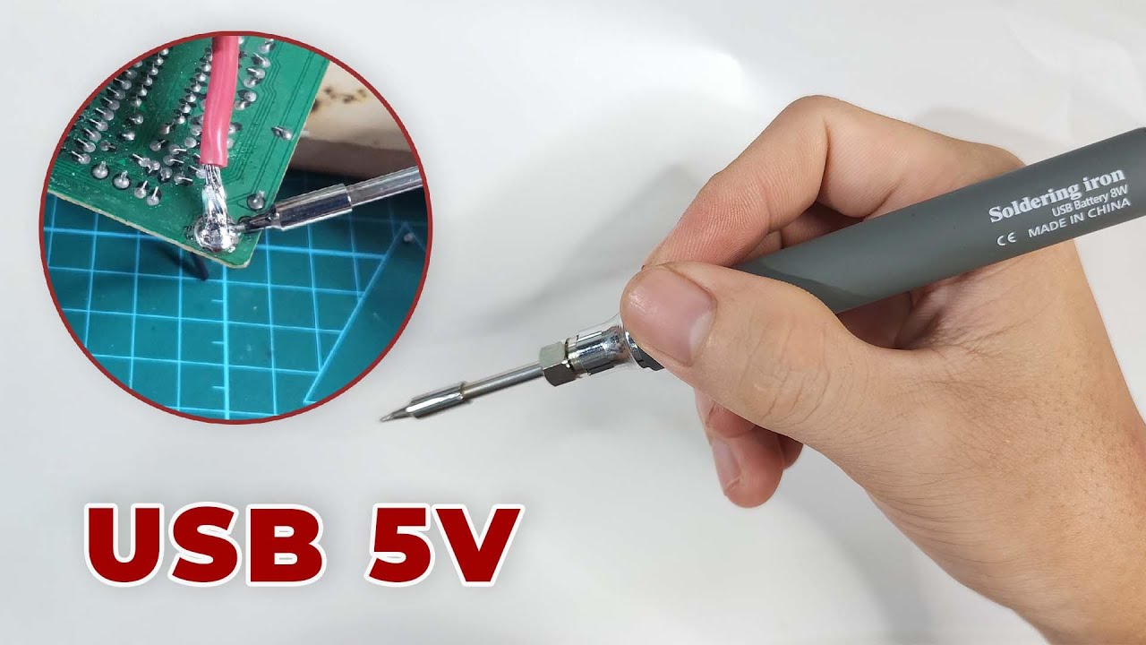 Mỏ Hàn USB 5V 8W này có thể chế lại nóng nhanh hơn mn ạ! #usb5v8w