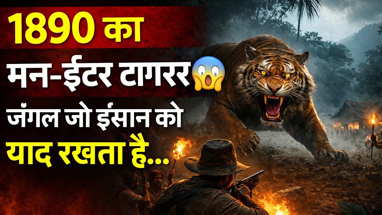 1890 Ka Man-Eating Tiger 🐅 | Real Jungle Horror Story | The Arjun Malik Vlog