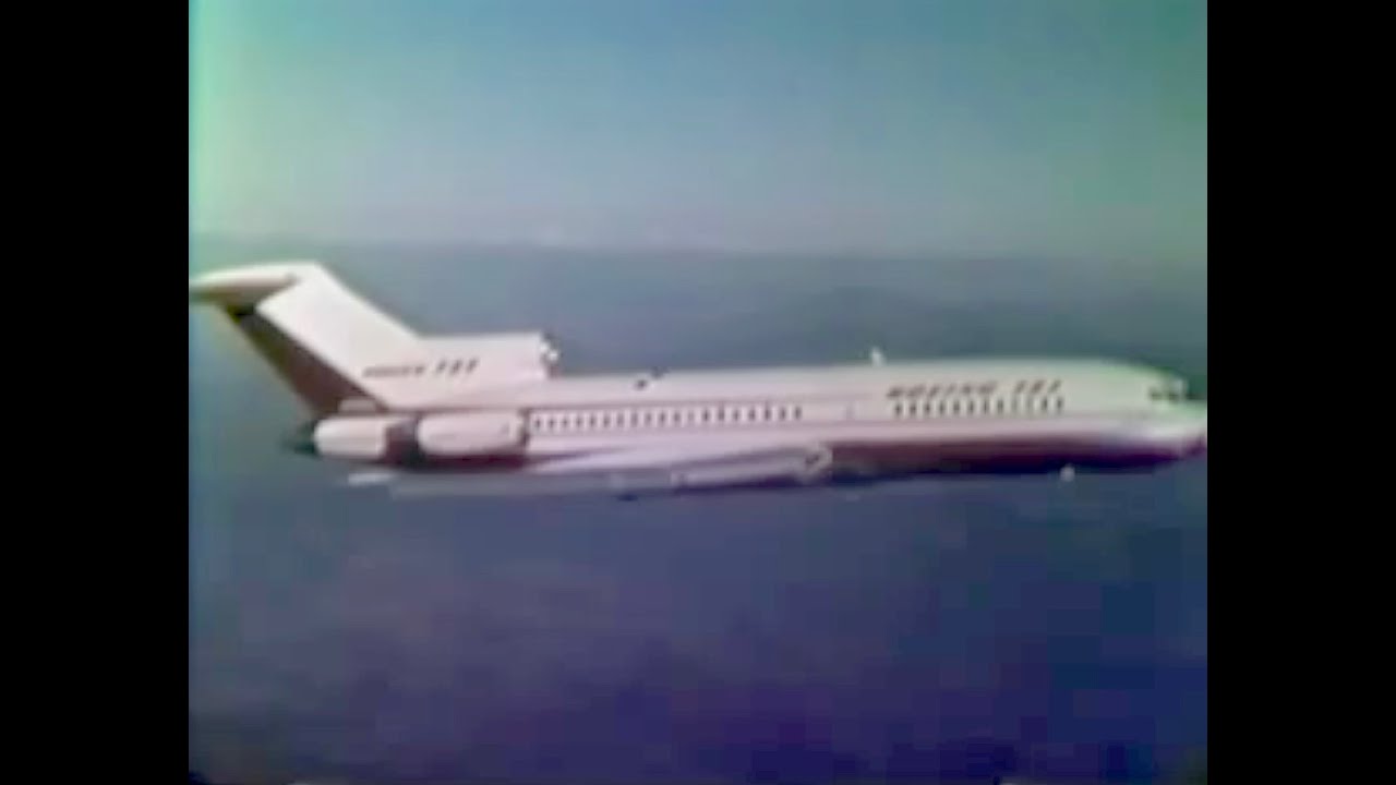 Braniff Boeing 727-100 Prototype Promo Film 1963