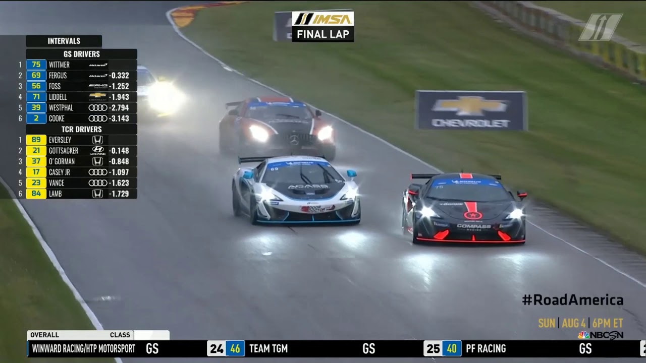 Crazy Last Lap Michelin Pilot Challenge Road America 120