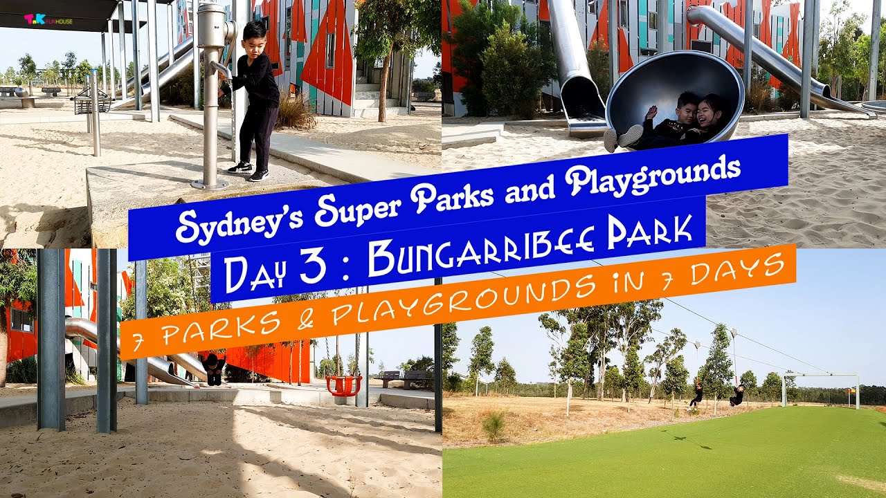 Tulip and Keanu Visiting 7 Sydney's Super Parks and Playgrounds in 7 Days | Day 3 Bungarribee Park