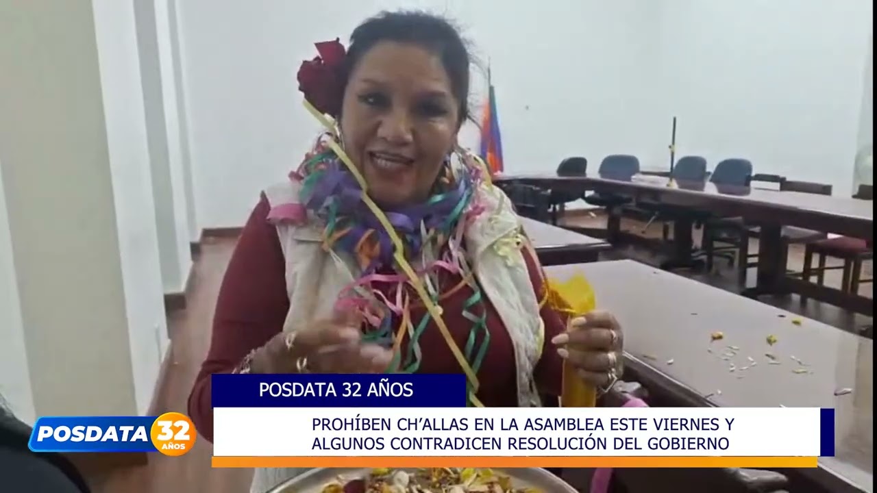 CARNAVAL, CH’ALLA Y URGENCIAS: CAOS EN LA ASAMBLEA.📌📌📌📌