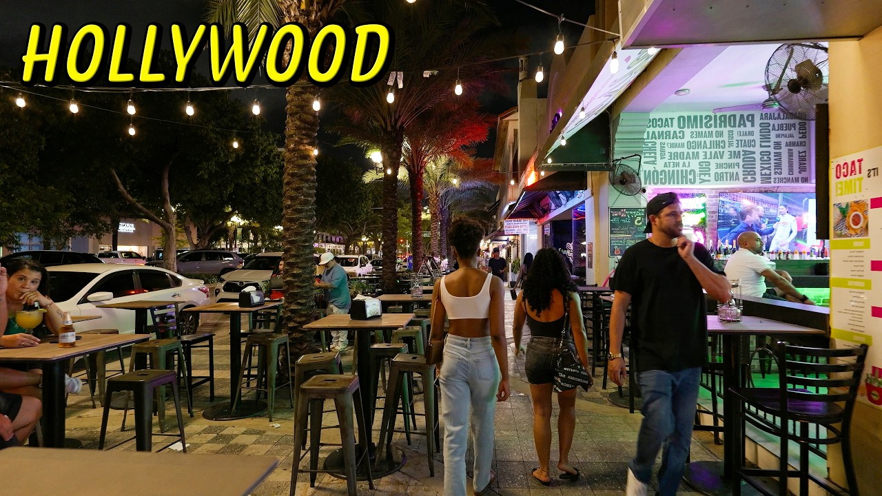 I Explored HOLLYWOOD FLORIDA's Nightlife and Here's What I Found