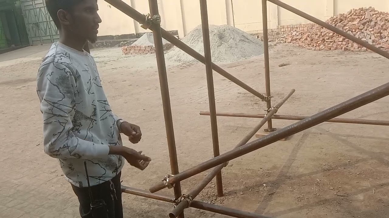 স্কাফোল্ডিং পরীক্ষার ভাইবা প্রস্তুতি।