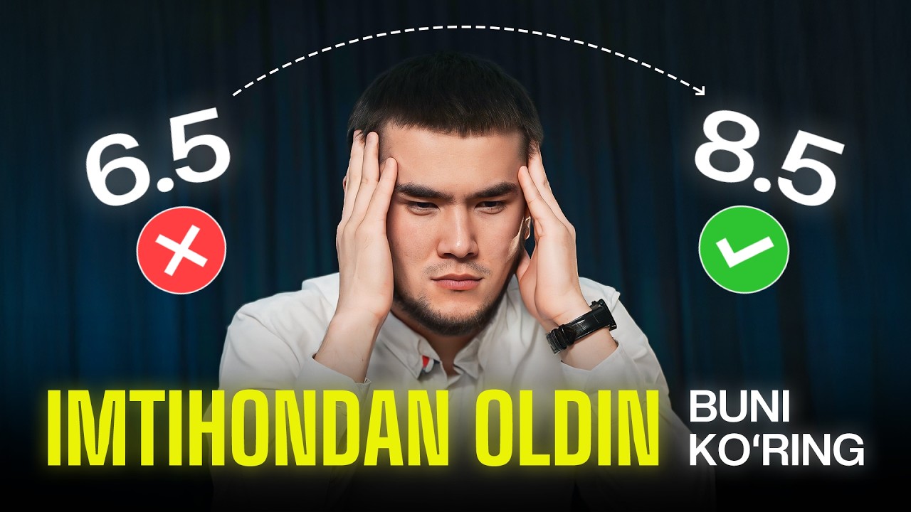 WRITING 6.5 dan 8.5 ga Oshirish - Qanday Qilib?