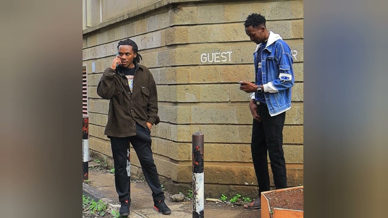 Funny cucumber prank on the streets of Nairobi Kenyan on a man