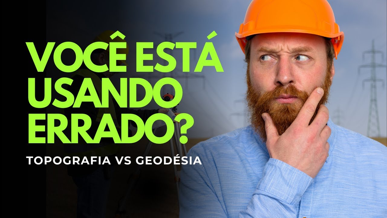 Qual a DIFERENÇA entre Topografia e Geodésia que Ninguém Conta