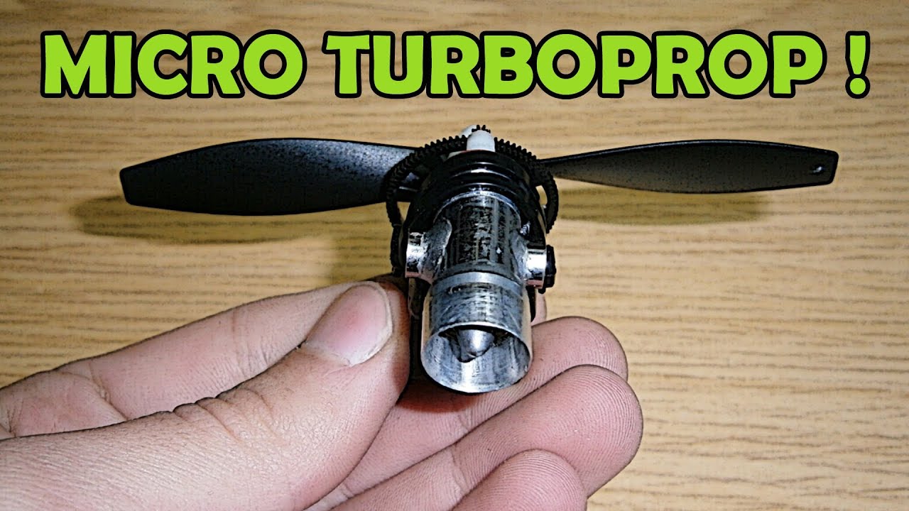 Micro Turboprop Engine Prototype Test