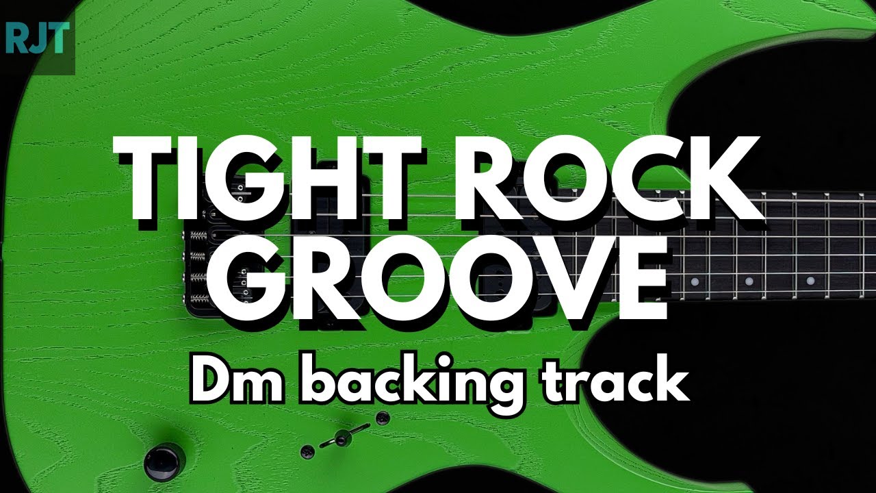 Tight Modern Rock Groove Guitar Backing Track In D Minor