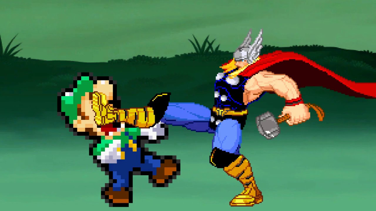 luigi vs thor