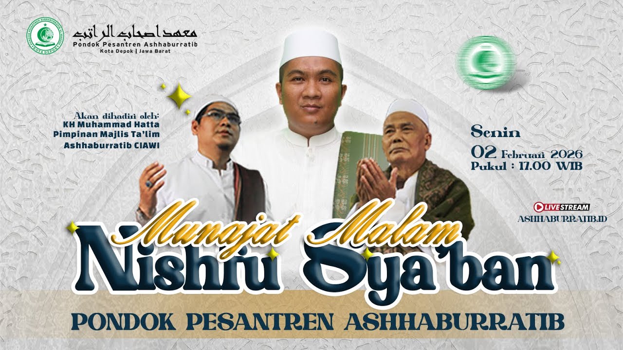 MUNAJAT MALAM NISHFU SYABAN | SENIN 02 FEBRUARI 2026