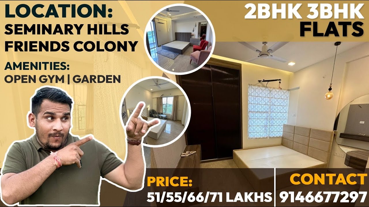 No brokerage |2 bhk 3 bhk flats #pop #modular #nagpur flats #gym#51 lac 66 lac wow 🤩 Friends Colony