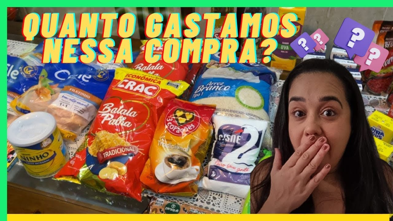 NOSSA PRIMEIRA COMPRA NO BRASIL/ GASTAMOS MUITO!