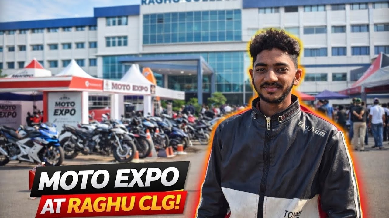 Epic Moto Expo at Raghu College 🔥 | Superbikes, Stunts & Crazy Crowd 🏍️🏍️