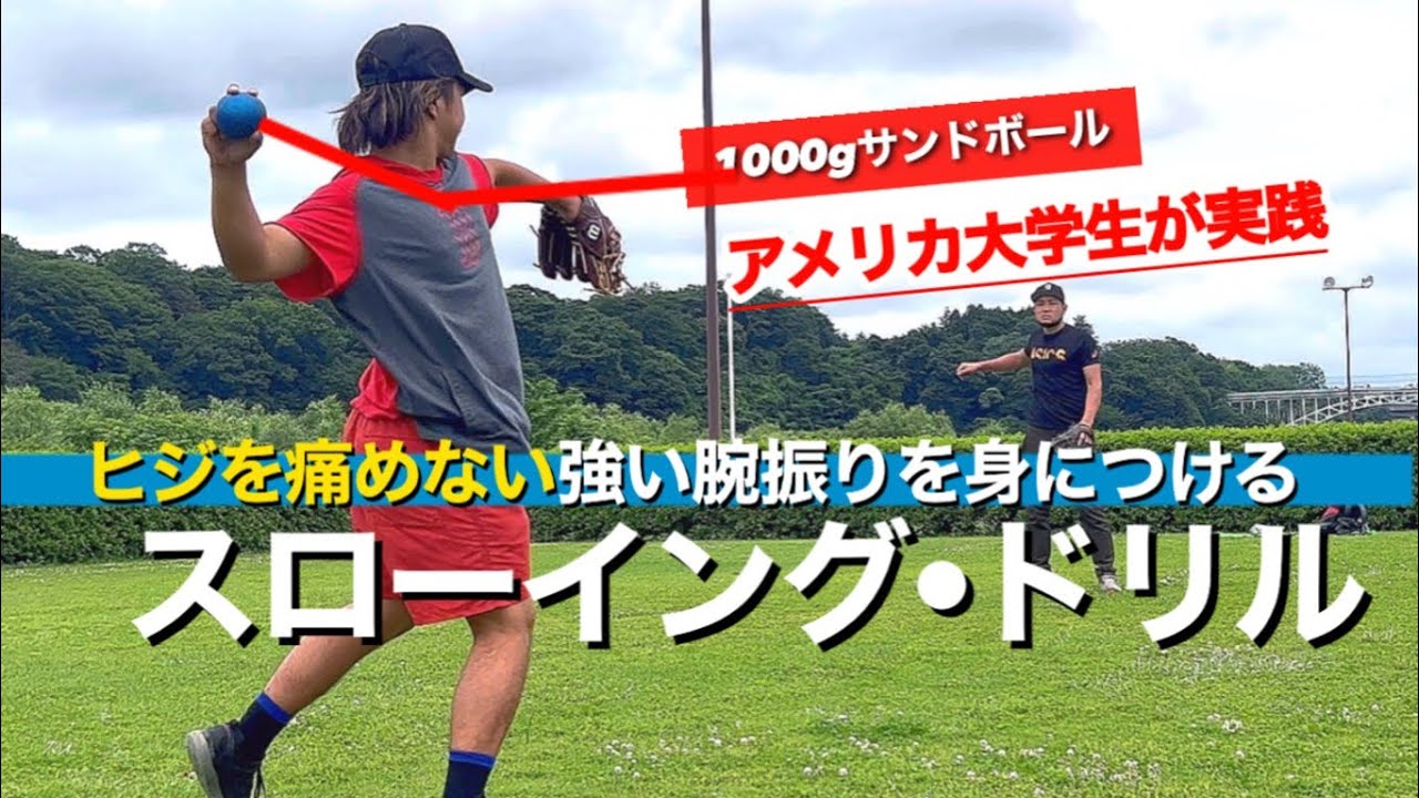 いつものキャッチボールにコレ追加!!劇的に肩が強くなるスローイングドリル 解説