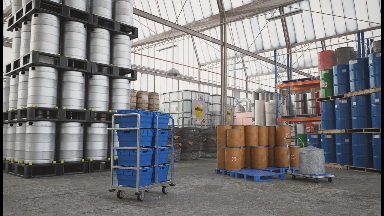 Evermotion &ndash; Archmodels Vol 200 : 3d models of warehouse
