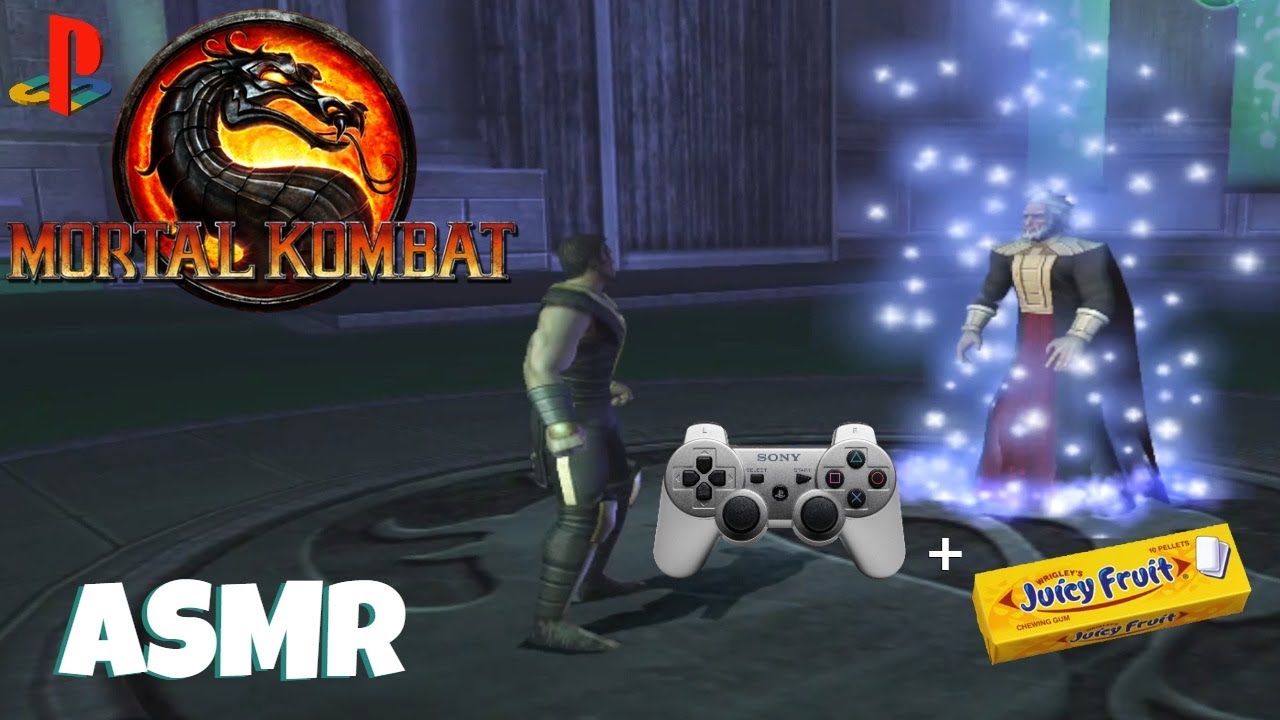 ASMR Gaming: Mortal Kombat: Armageddon, Konquest | PS2 (Whispering, Controller Sounds, Gum Chewing)