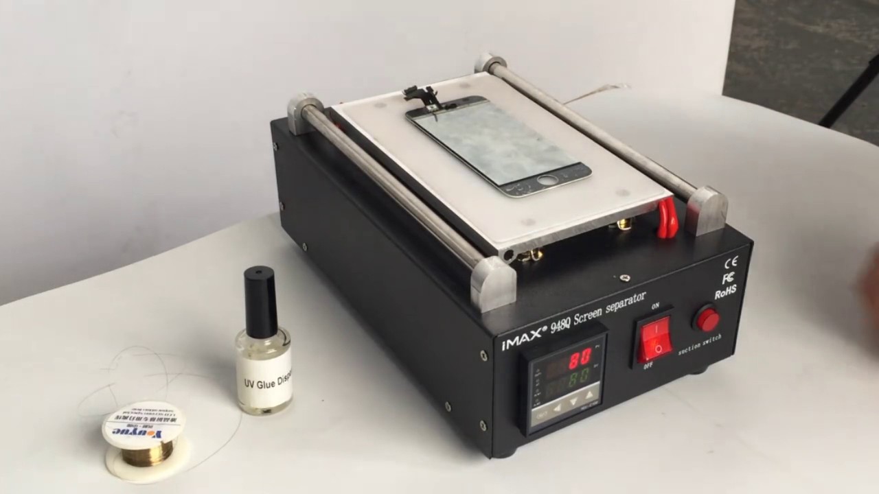 How to use SI948Q LCD separator Machine Plate