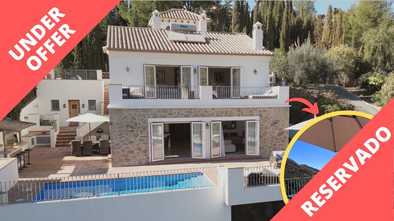 UNDER OFFER 💎 Luxury Villa FOR SALE in Frigiliana (re-uploaded sunny day)