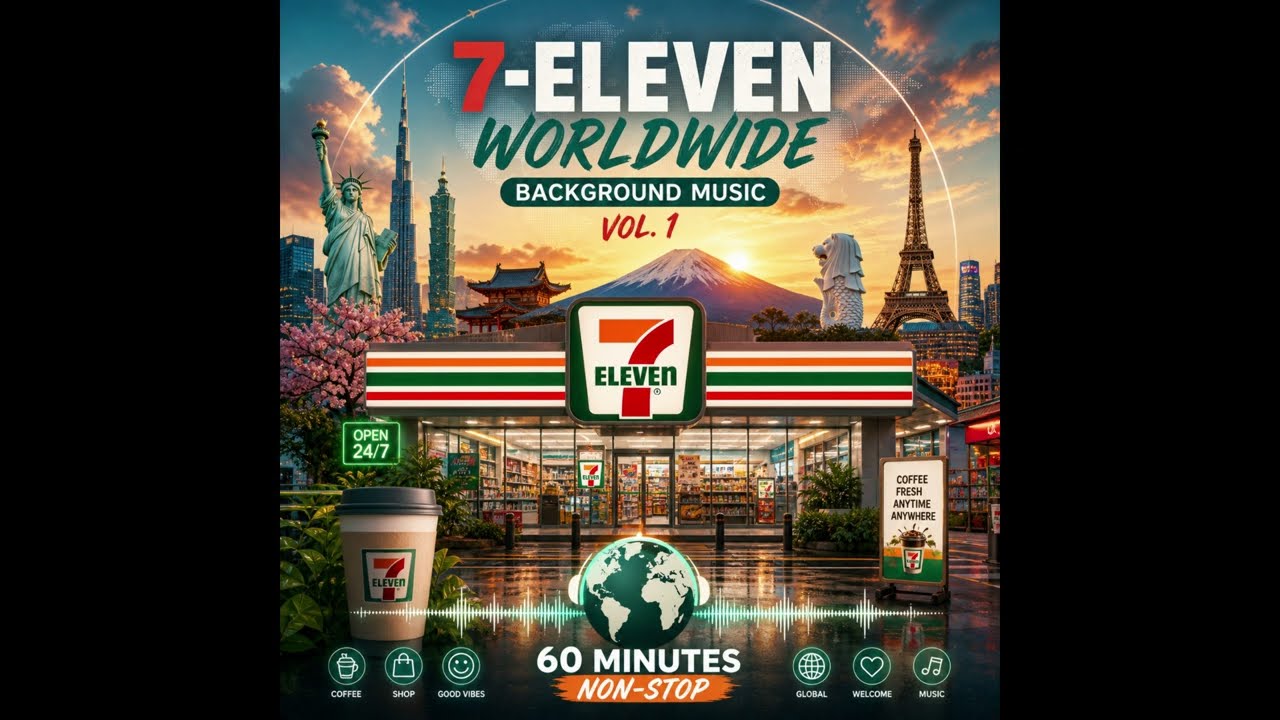 7-Eleven Worldwide | Background Music | Non-STOP | 60-Minutes | Volume 1