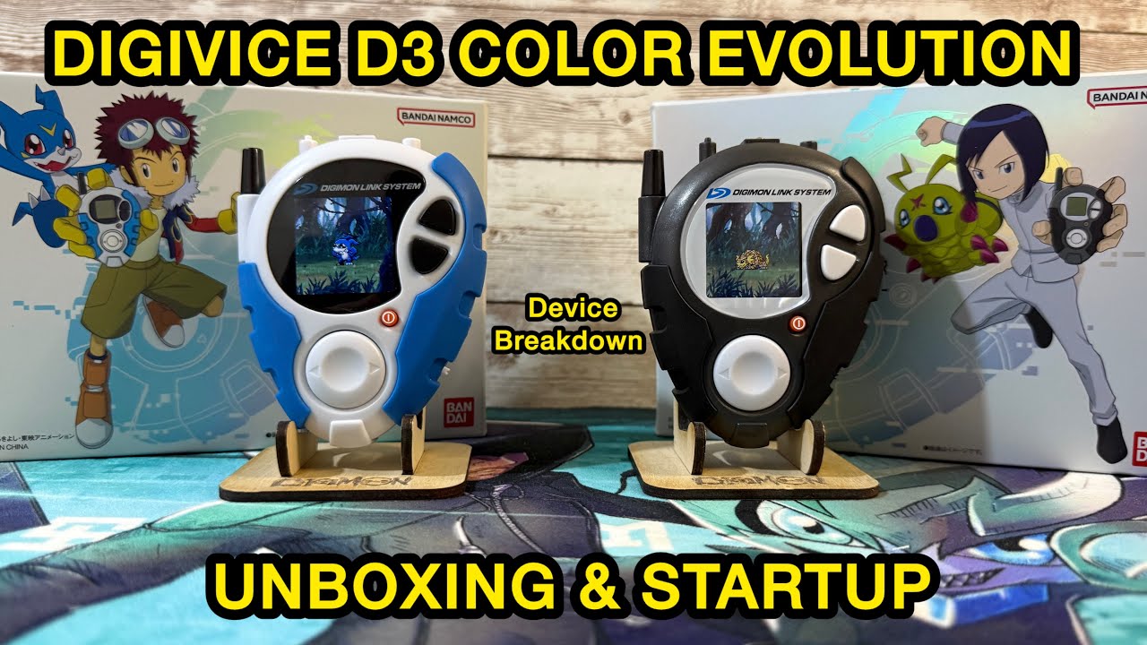 Распаковка и запуск Digivice D3 25th Color Evolution