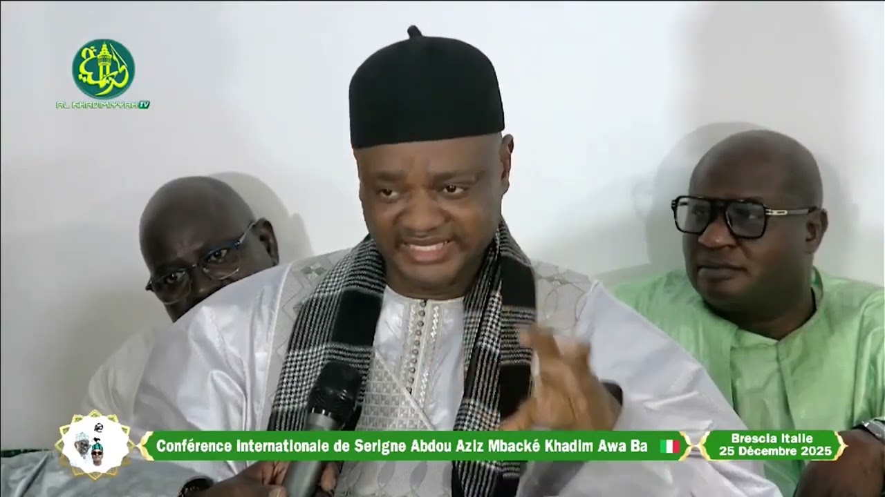 Touba Brescia : Conférence internationale de Serigne Abdou Aziz Mbacké Khadim Awa Bâ