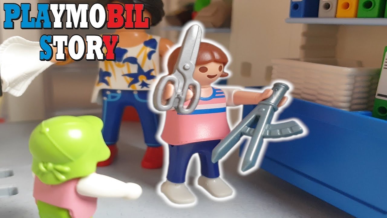 Playmobil en francais - Chasse aux fournitures scolaires - Back to school - Shannon Merveille