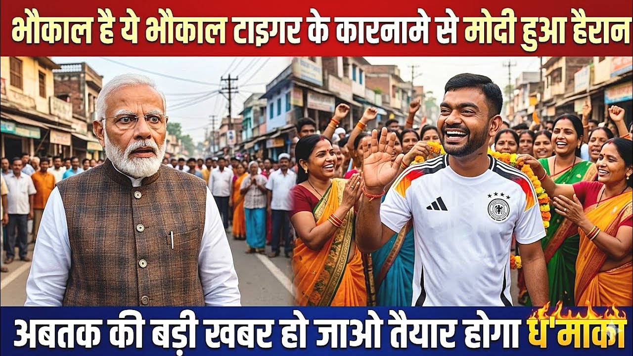 भौकाल है ये भौकाल टाइगर के कारनामे से मोदी हुआ हैरान | अबतक की बड़ी खबर हो जाओ तैयार होगा ध'माका