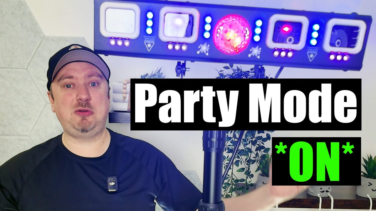 6-in-1 DJ Party Lights Review - Insane Light Show at Home!