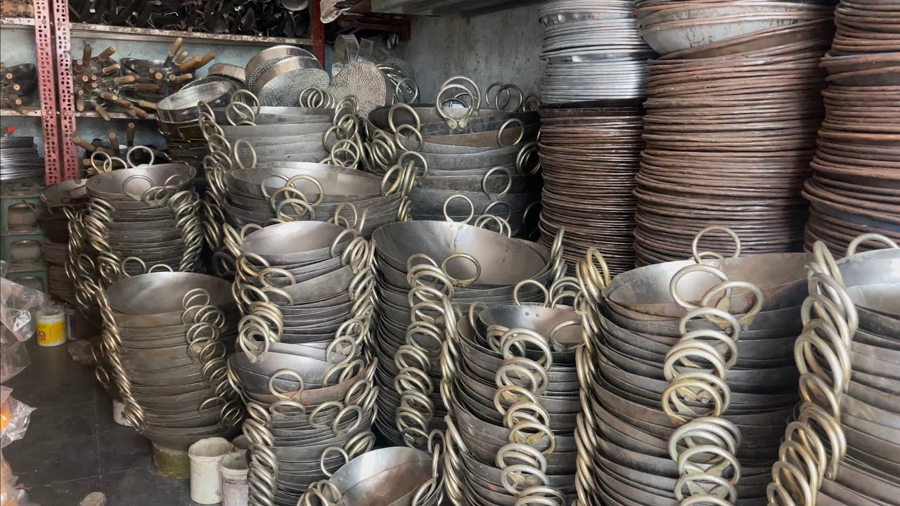 Wholesale iron kadai 🤩Manufacture | 🔥Tawa | Jara | Etc whaap for Orders ☎️8105098492