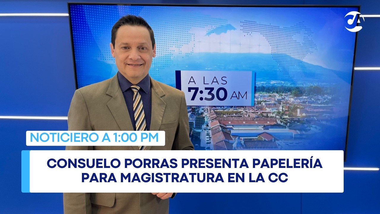 Consuelo Porras presenta papelería para magistratura en la Corte Constitucional #ALA1PM (06/02/2026)