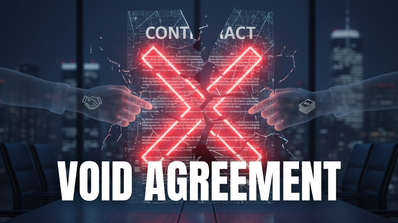What Makes an Agreement VOID? Void Agreements in Contract Law