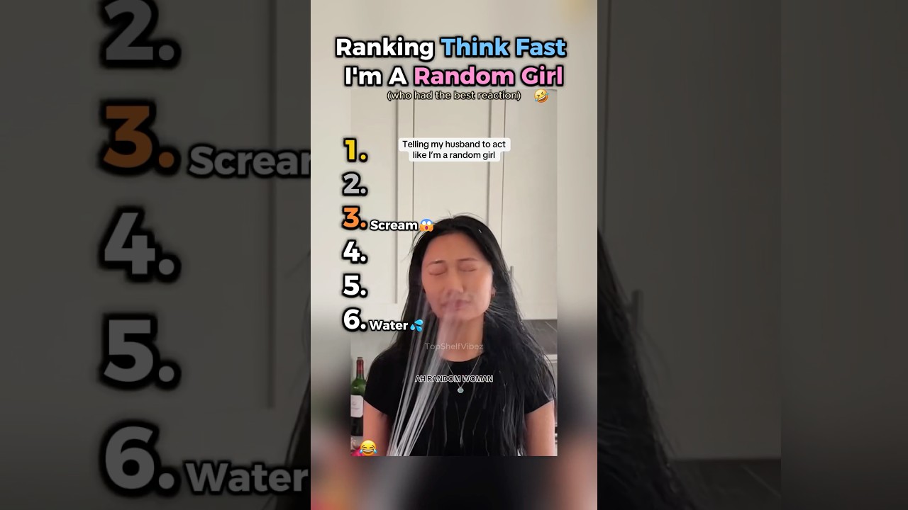 Рейтинг ДУМАЙ БЫСТРЕЕ Я случайная девушка 😂